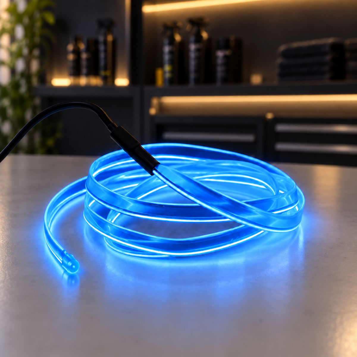 Ambient interior light strip